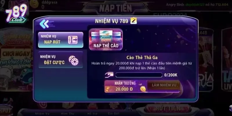 Điều kiện để nhận khuyến mãi hoàn trả tại 789Club