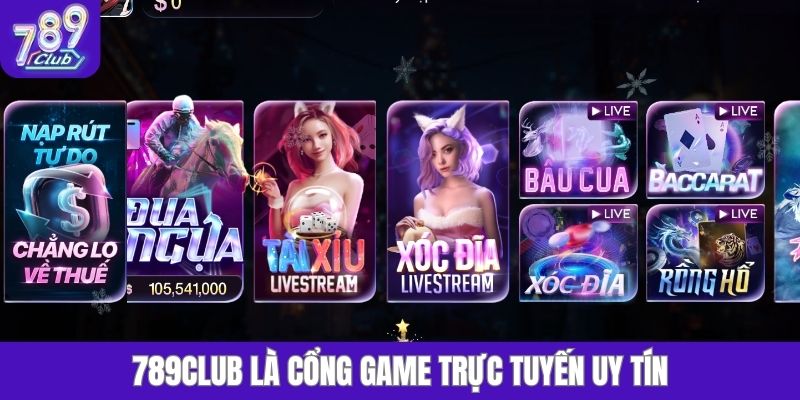 789club là cổng game trực tuyến uy tín