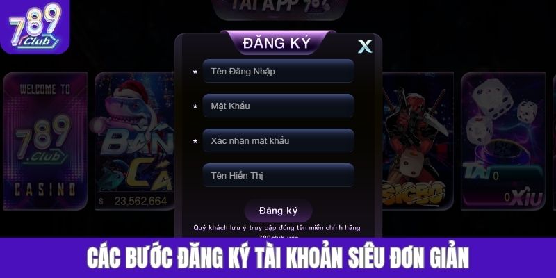 Các bước đăng ký tài khoản siêu đơn giản