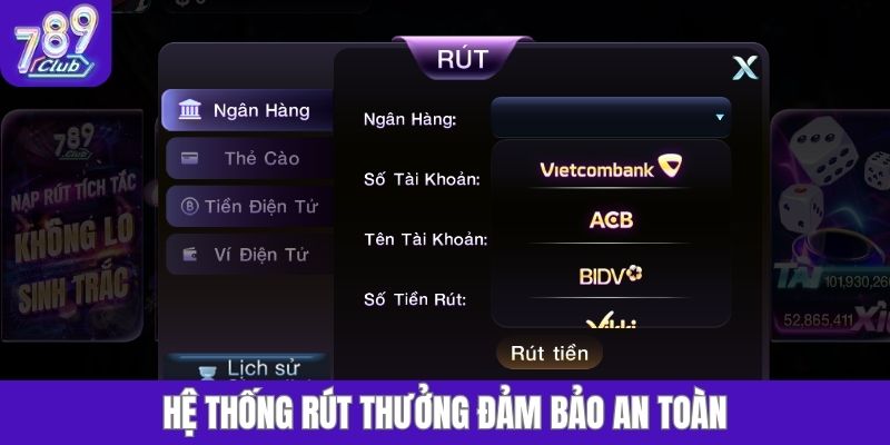 Hệ thống rút thưởng đảm bảo an toàn